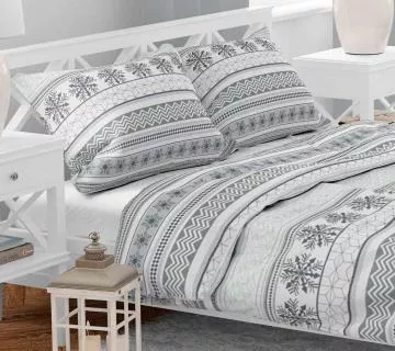 Bavlněné povlečení Šedá zima