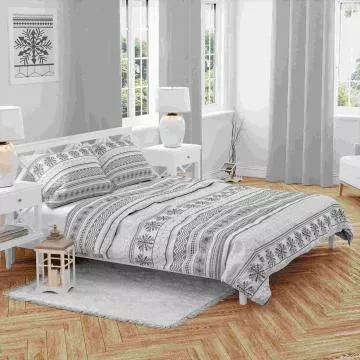 Bavlněné povlečení Šedá zima