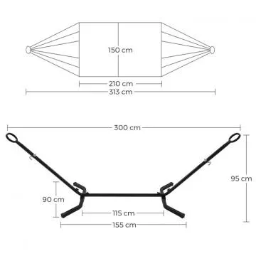 Zahradn� houpac� s� se stojanem AZL-E1201