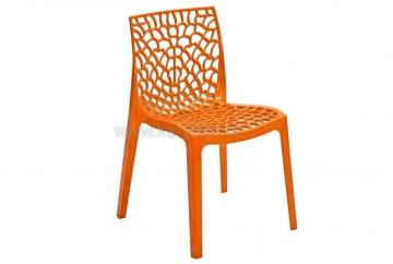 Plastová jídelní židle Gruvyer arancio