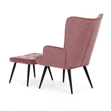 relaxační křeslo s podnožkou Ak-303 PINK2