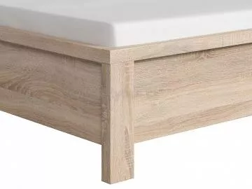 Dřevěná postel Kaspian LOZ/160 dub sonoma