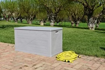 WOOD zahradn plastov lon box 420 L - svtle ed