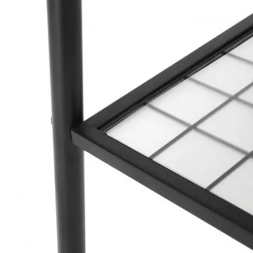 Stojanový věšák na oděvy s policí AUV-E1023