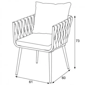Zahradn� �idle Azc-1105 - Grey