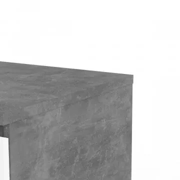 Komoda Simplicity 232 - beton/bílý lesk