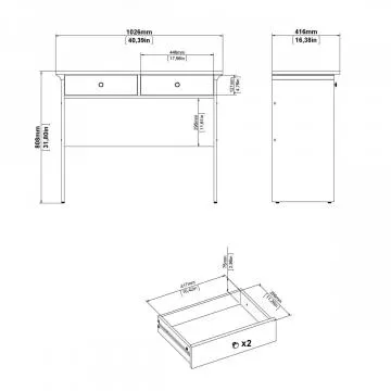  Toaletn stolek Provence 357 bl