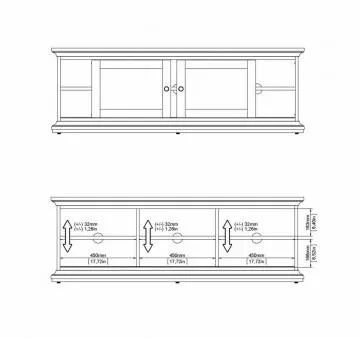 TV stolek Provence 810 bl