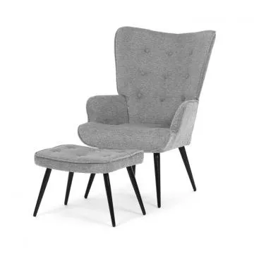 relaxační křeslo s podnožkou Ak-303 GREY2