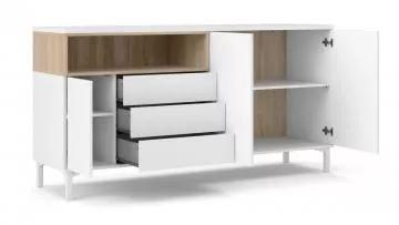 Komoda Atrei 178 bl/dub sonoma