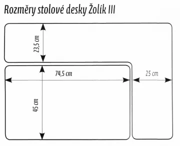 Vkov nastaviteln stl olk