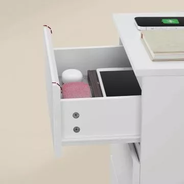 Noční stolek ANT-E1161 WT - bílý