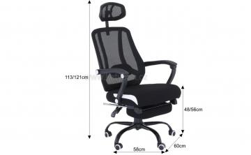 Velmi pohodlná kancelářská židle Sidro