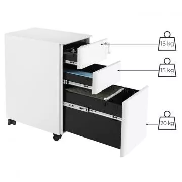 Kancel��sk� kontejner Auk-E1130 wt