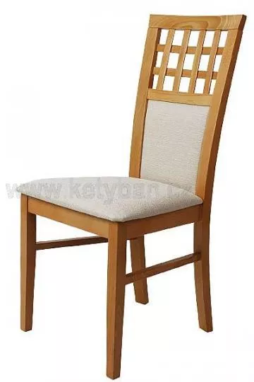 Čalouněná jídelní židle z bukového masivu, česká výroba