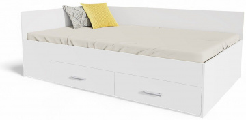Postel RENATA (R) 140cm, s matrac�, s ro�tem a s �lo�n�m prostorem ? b�l�