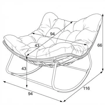 Zahradn� houpac� k�eslo AZL-G5143