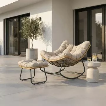 Zahradn� houpac� k�eslo s podno�kou AZL-G5245 CRM