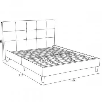 �aloun�n� postel Bed-m180 rozm�ry