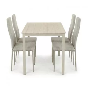 Jídelní set s 4 židlemi