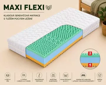 Sendvičová matrace Maxi Flexi