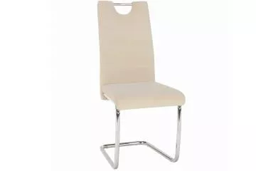 Jídelní židle Abira - Béžová Dulux Velvet látka