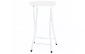 Kovová taburetka/stolička Amadeo bílá