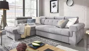 Sedac� souprava Amadeus lev� - �ed�, v interi�ru