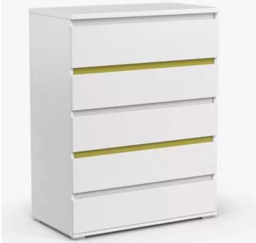 Praktick komoda Rea amy 4 bl/barevn lity