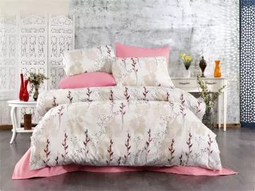 Bavlněné povlečení Růžový herbář