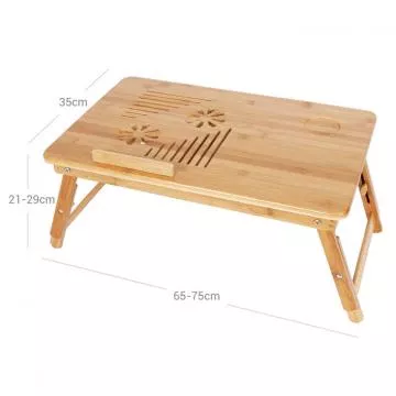 Odkl�dac� stolek na notebook AKF-E1002 NAT - bambus