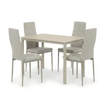 Jídelní set s 4 židlemi