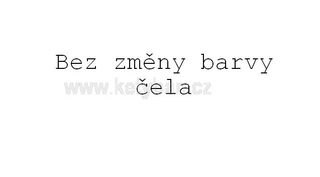 Bez zmny barvy ela