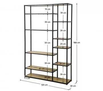 Kovov regl BILOTE TYP 4 - ern/ dub