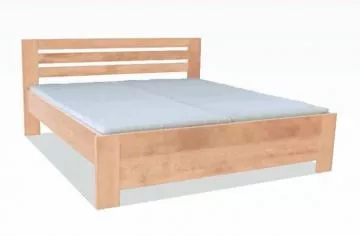 Dřevěná postel Roland - provedení buk moření olše