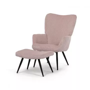 Relaxační křeslo s podnožkou AK-L7285 - Pink6