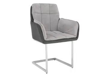 Židle Chimena Velvet šedá