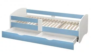 Postel s rotem a lonm prostorem 80x160, bl/modr, COCOLINO