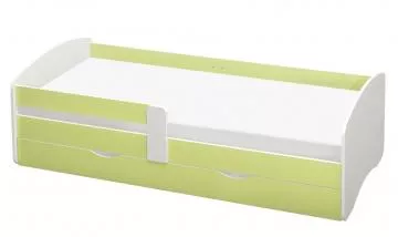 Postel s rotem a lonm prostorem 80x160, bl/zelen, COCOLINO