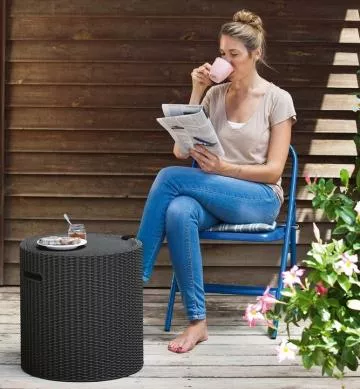 Multifunkn stolek COOL STOOL v barv grafit