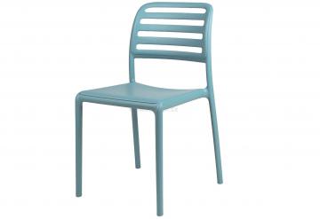 Odolná plastová jídelní židle Costa celeste