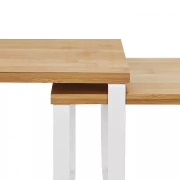 Poli�ka, bambus / b�l� - AUK-E1002