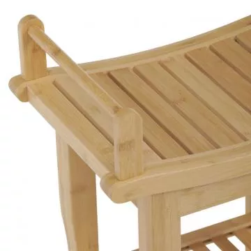 Bambusová stolička s policemi DR-B063