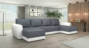 Sedac souprava DAKAR NEW U, ed/ekoke bl, v interiru