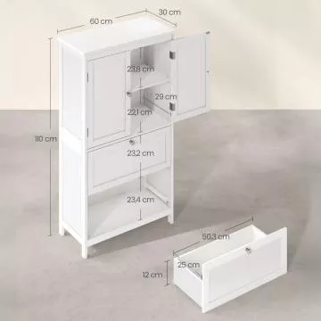 Koupelnová skříňka AUK-E1054