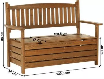 Zahradn lavice Dilka hnd