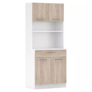 kredencem DOMIS NEW - b�l�/ dub sonoma