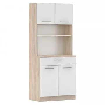 kredencem DOMIS NEW - dub sonoma/ b�l�