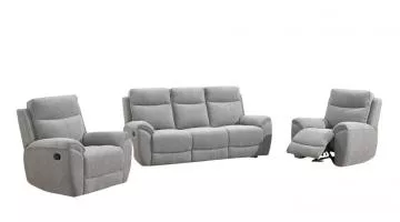 Doncaster, sedací souprava, světle šedá