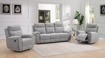 Doncaster, sedací souprava, světle šedá, v interiéru